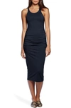 Michael Stars Racerback Midi Dress In Nocturnal