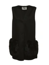 FENDI FENDI FUR POCKET VEST