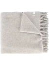 Rag & Bone Addison Skinny Recycled Wool Blend Scarf In Grey