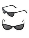 BALENCIAGA Narrow 59MM Triangular Sunglasses,0400099855860