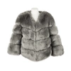 POPSKI LONDON FAUX FUR KENSINGTON JACKET - GREY,2915555