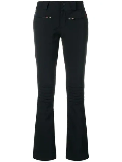 Perfect Moment Aurora Flared Stretch-shell Ski Trousers In Black