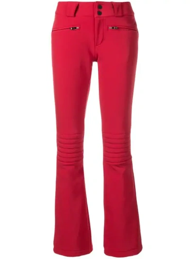 Perfect Moment Aurora Flare Race Pant in Red Orange