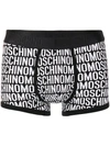 MOSCHINO MOSCHINO ALL OVER LOGO BOXERS - 黑色