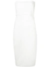 Rick Owens Tube Midi Dress In White