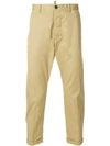 DSQUARED2 DSQUARED2 CROPPED TROUSERS - NEUTRALS
