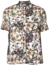 ADAM LIPPES FLORAL PRINT SHIRT