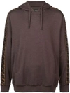 FENDI FF SIDE STRIPE HOODIE