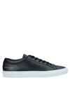 Common Projects Original Achilles Low Suede Sneakers In Black