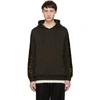 FENDI FENDI BROWN FOREVER FENDI TAPE HOODIE