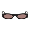 NOR NOR BLACK AND RED TRANSMISSION SUNGLASSES