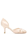 Sarah Chofakian Sarah Leather Pumps In Neutrals