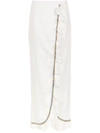 Clube Bossa Ruffled Hare Pants In White