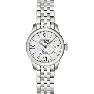 Tissot Le Locle Women's Silver Stainless Steel Automatic Watch, 25mm
