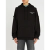MIDNIGHT STUDIOS BUCKLE-EMBELLISHED COTTON-JERSEY HOODY