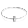 Anchor & Crew Soames Gate Midi Wayfarer Silver Bangle In Silver