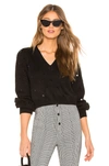 MAJORELLE MAJORELLE SEQUIN SWEATER IN BLACK.,MALR-WK43