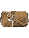 DIOR CHRISTIAN DIOR VINTAGE CHRISTIAN DIOR GAUCHO SHOULDER BAG - BROWN