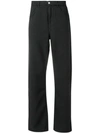 OUR LEGACY OUR LEGACY WIDE LEG TROUSERS - BLACK