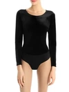 COMMANDO Long-Sleeve Velvet Bodysuit