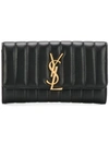 SAINT LAURENT LARGE VICKY FLAP WALLET