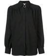 ALTUZARRA Black Tamar Chocker Neck Shirt