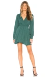 FLYNN SKYE FLYNN SKYE ELLIE MINI DRESS IN GREEN.,FLYN-WD225