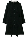 YOHJI YAMAMOTO OVERSIZED HOODED COAT