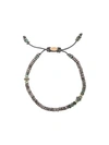 M COHEN M. COHEN ADJUSTABLE BEADED BRACELET - 银色