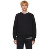 Sunspel Cotton Loopback Sweatshirt In Black