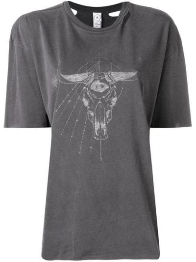 Alchemist Animal Skull Print T-shirt - 黑色 In Black