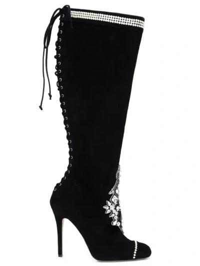 Marchesa 'amelia'高筒靴 - 黑色 In Black