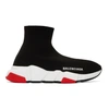 Balenciaga Speed Logo-print Stretch-knit High-top Sneakers