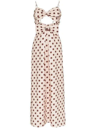 linen chocolate dress Balcony Moment Brown Linen Midi Dress | Trendy Women's Dress main image 1