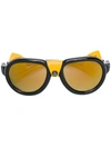 MONCLER MIRRORED LUNETTES