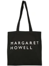 MARGARET HOWELL MARGARET HOWELL LOGO SHOPPER TOTE - 黑色