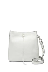 Rebecca Minkoff Darren Deerskin Leather Shoulder Bag In Optic White