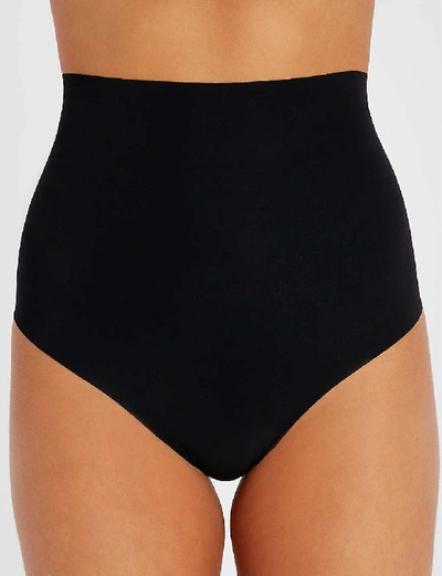 COMMANDO WOMENS CLASSIC CONTROL MICROFIBRE THONG BLACK,13166026