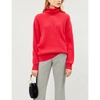 KITRI MABEL COTTON AND CASHMERE-BLEND TURTLENECK JUMPER