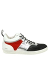 LEATHER CROWN SNEAKERS IN LEATHER WITH DETAILS IN SUEDE AND WOOL,10755856