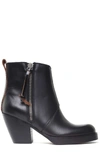 ACNE STUDIOS PISTOL LEATHER ANKLE BOOTS,10755012