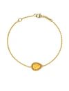 BOUCHERON 18KT YELLOW GOLD SERPENT BOHÈME CITRINE S MOTIF BRACELET