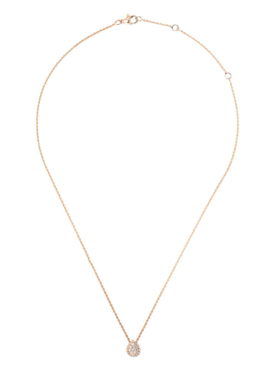 Boucheron 18kt Rose Gold Serpent Bohème Xs Motif Diamond Pendant In Pg