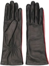 AGNELLE STRIPED DETAILED GLOVES