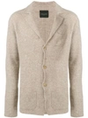dressing gownRTO COLLINA ROBERTO COLLINA CLASSIC FITTED CARDIGAN - NEUTRALS