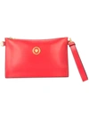 VERSACE VERSACE SMALL CLUTCH - RED