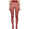 FENDI FENDI RED FOREVER FENDI TIGHTS