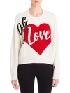 DOLCE & GABBANA D&G Is Love Itarsia Knit Sweater