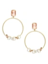JARDIN Crystal Hoop Drop Earrings,0400099869870