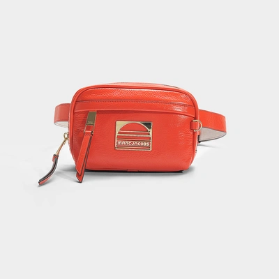 Marc Jacobs Sport Belt Bag In Black Calfskin In Red ModeSens